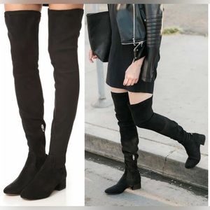 Dolce Vita Jimmy over the knee faux suede boots